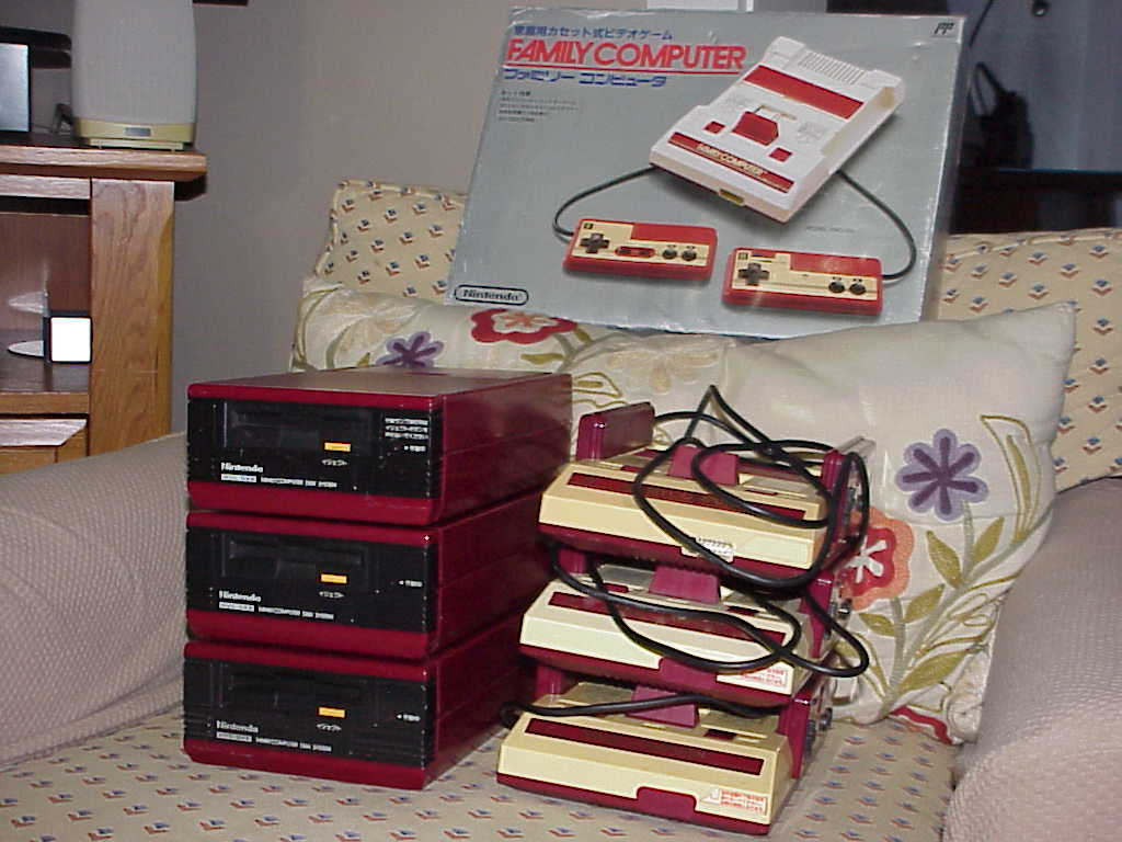 Famicom Disk Systems and Famicoms