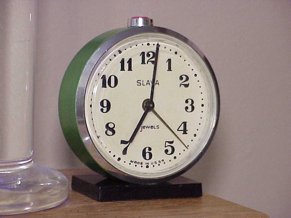Slava Alarm Clock front