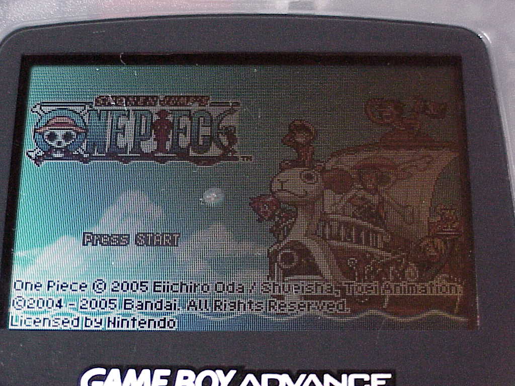 Nintendo Game Boy Advance screen
