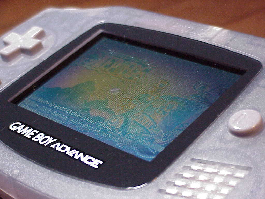 Nintendo Game Boy Advance screen burn
