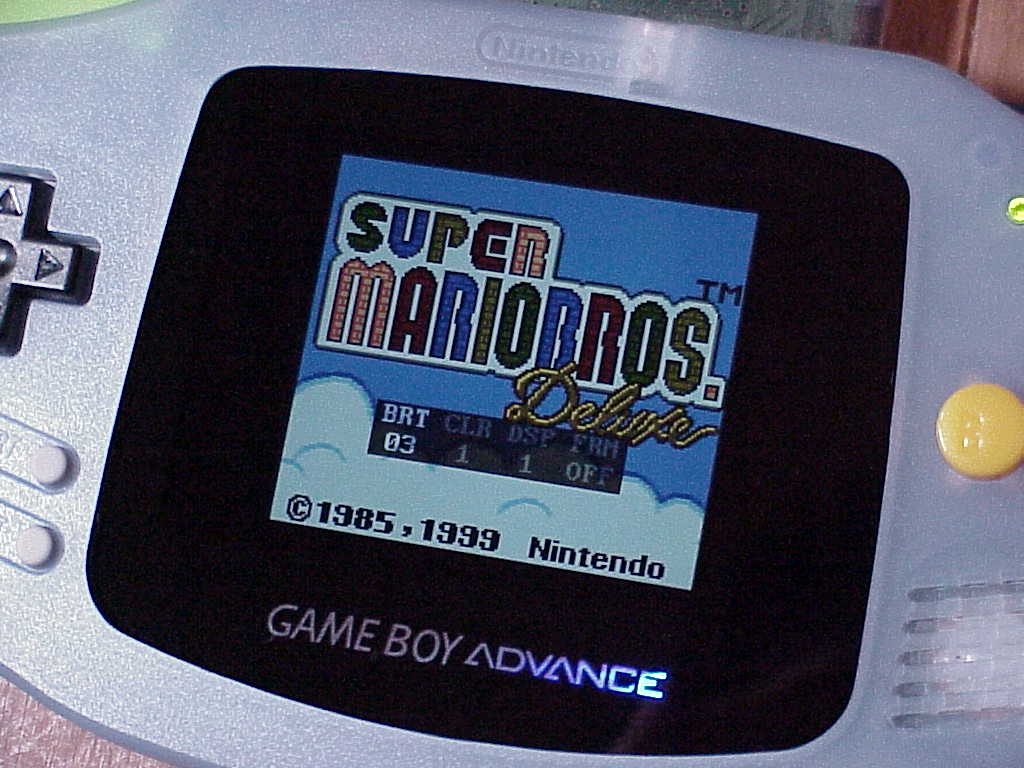 Nintendo Game Boy Advance modded