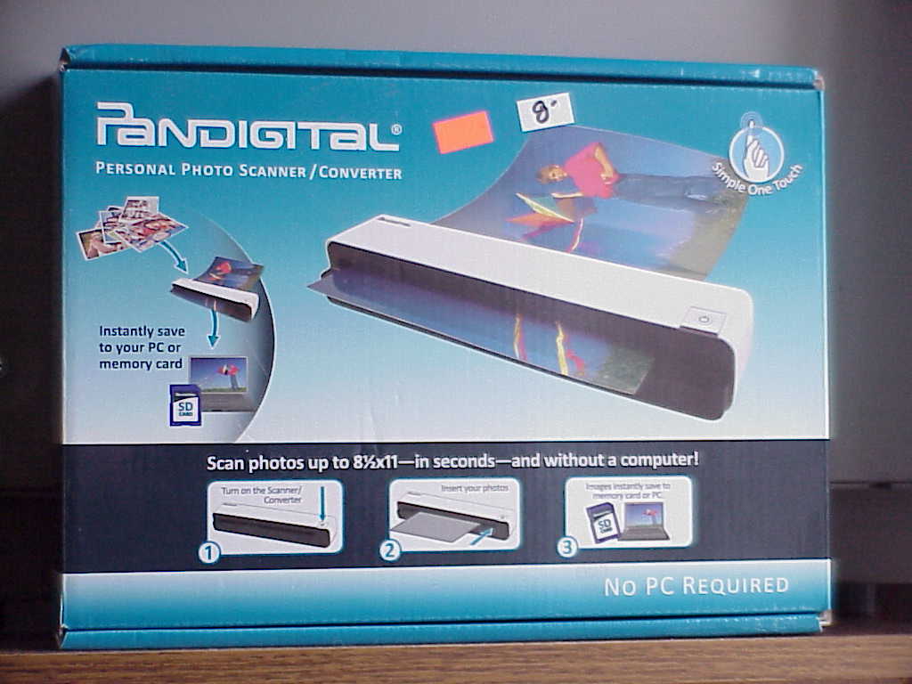 Pandigital Scanner box front