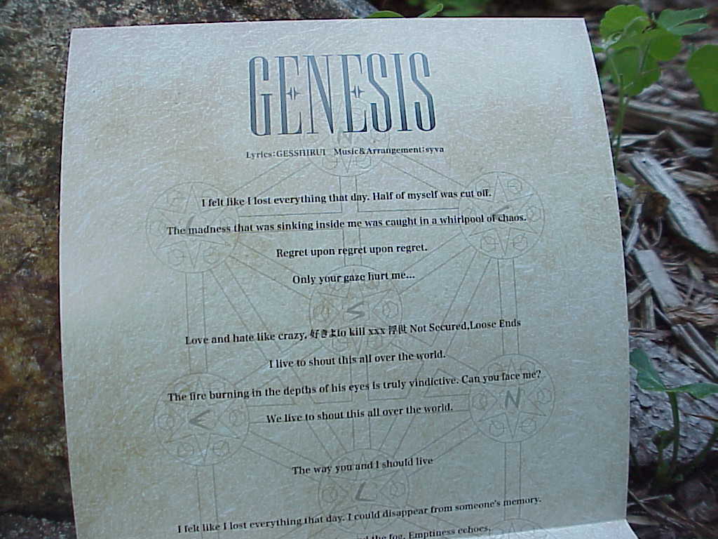 GENESIS by Not Secured, Loose Ends lyrics