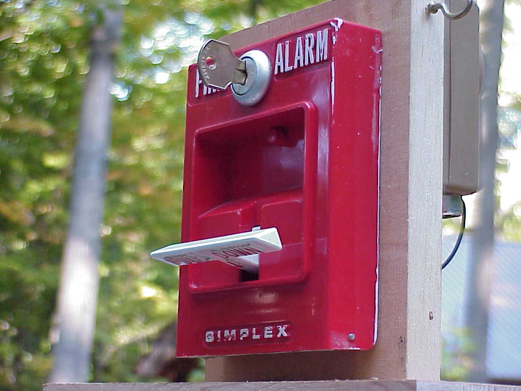 Simplex Fire Alarm 4251-20 pulled