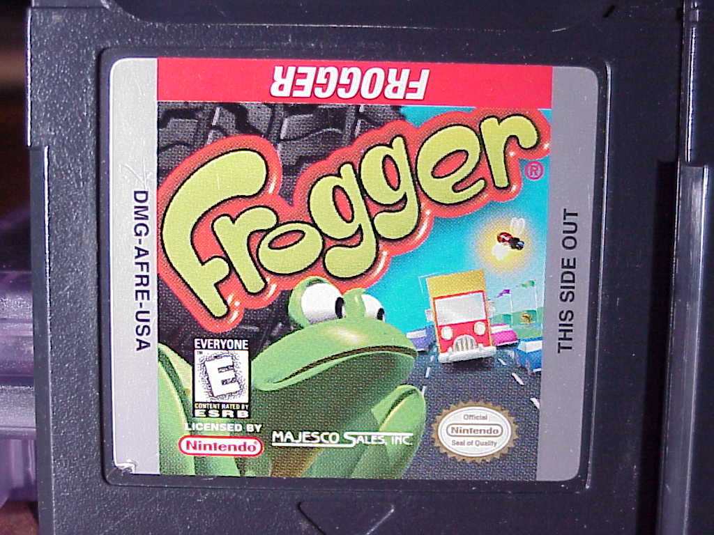 Frogger for Game Boy Color front art