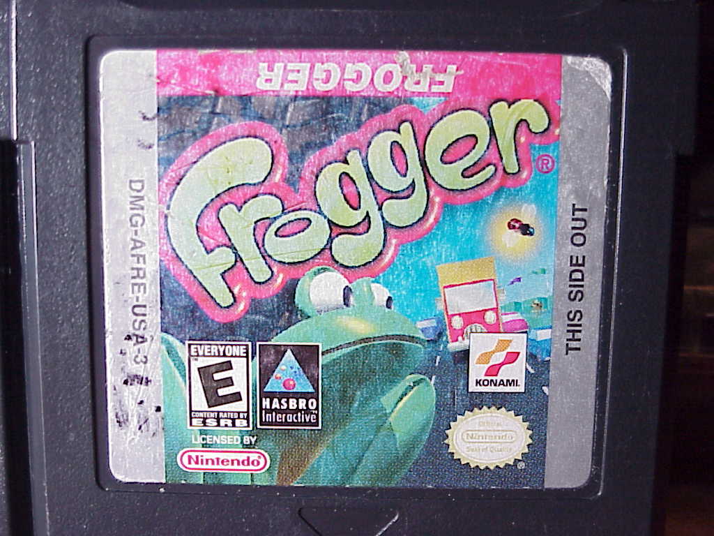 Frogger for Game Boy Color front art