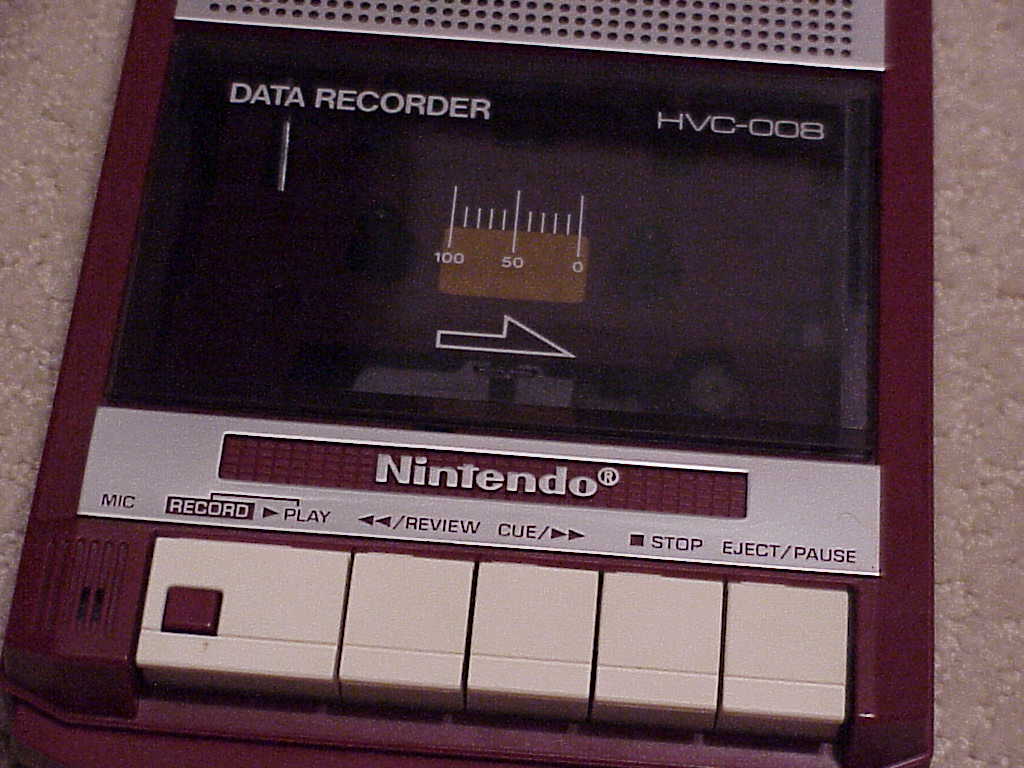 Nintendo Famicom Data Recorder close-up