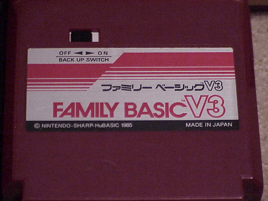 Nintendo Family BASIC V3