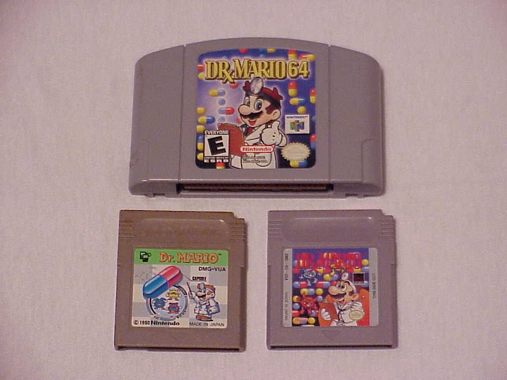 Dr. Mario Nintendo 64 and Game Boy