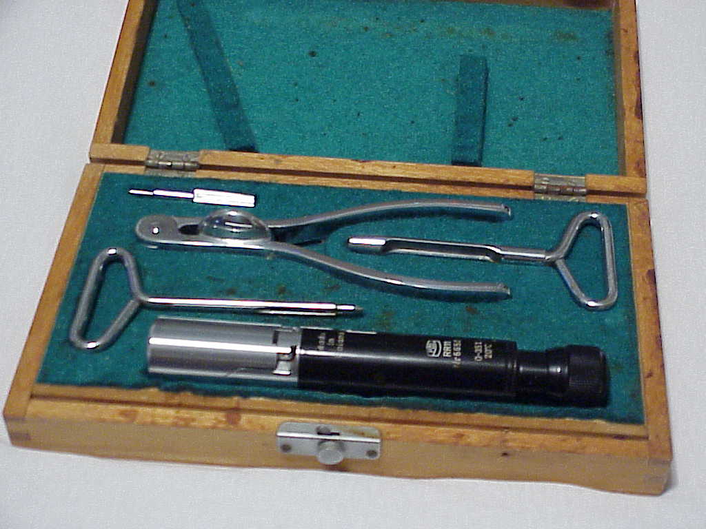 PZO RR11 Nr6650 Refractometer with tools in case