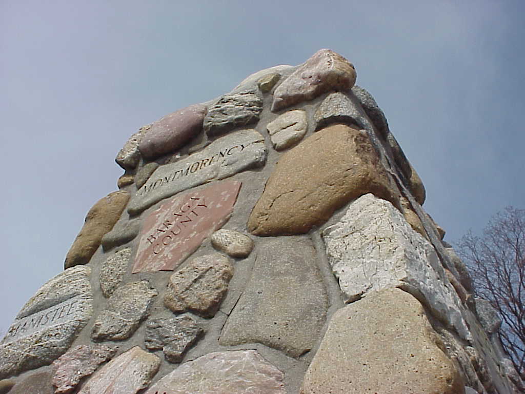 Rock monument