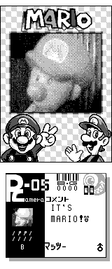 Nintendo Game Boy Camera photo - Baby mario